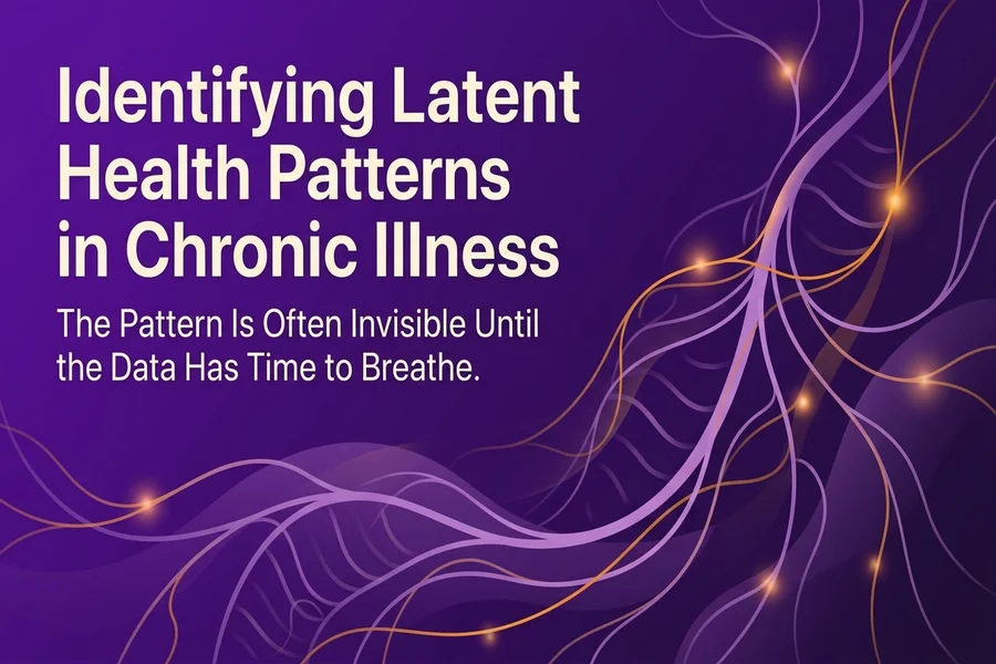 Identifying Latent Health Patterns in Chronic Illness - Recalibrate blog cover illustration.